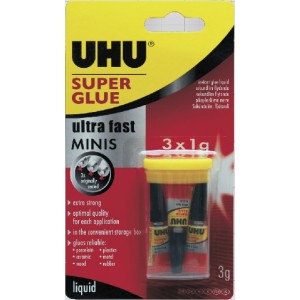 Klej  Super Glue 3x1 g UHU